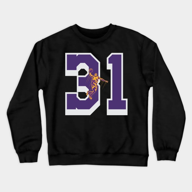 laker new number. 21 number of Bryant, Thomas Crewneck Sweatshirt by Basketball-Number